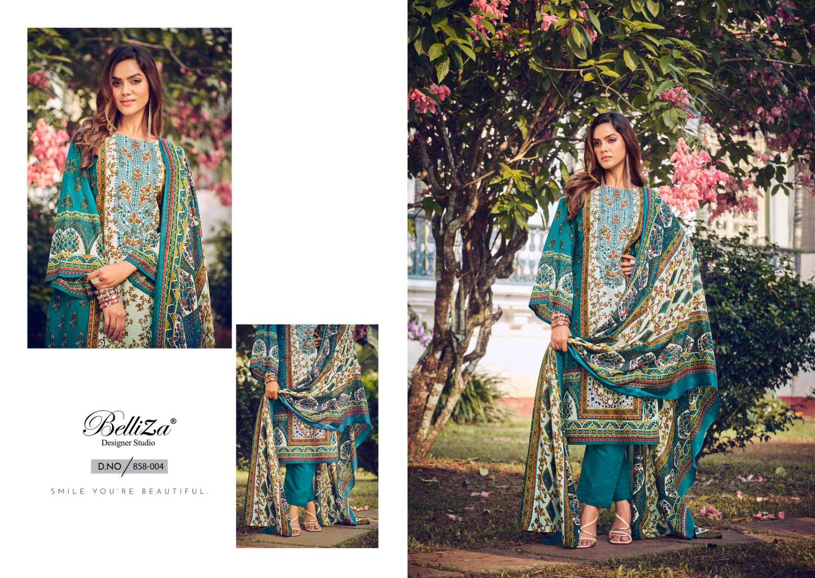 Naira Vol 24 By Belliza Pure Cotton Dress Material Catalog